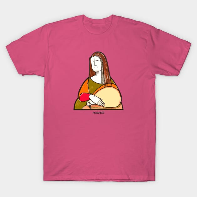 Monalisa T-Shirt by Pigbanko